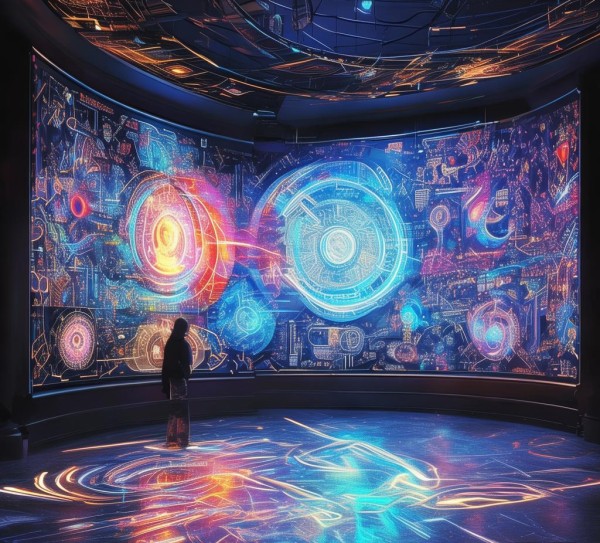 智慧艺术，高科技动态壁画的未来展望